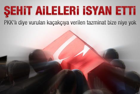 Şehit ailelerinden Uludere tazminatına tepki
