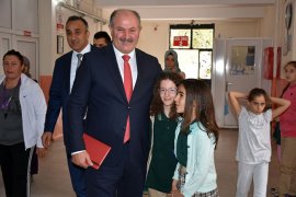 İnşaat ve Emlak Dairesi  Başkanı Umut Gür Okulları Ziyaret Etti