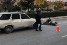 Karaman’da otomobilin çarptığı bisiklet sürücüsü ağır yaralandı