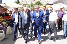 Vali Fahri Meral Ermenek Belediyesini Ziyaret Etti