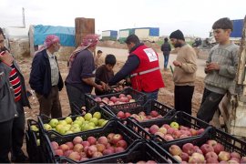 Akçaşehir’den Çıkan Yardım Tırı Afrin'e Ulaştı