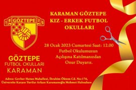 Göztepe Futbol Okulları açılıyor.