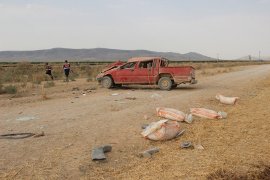 Karaman’da kamyonet devrildi: 1 ölü, 4 yaralı