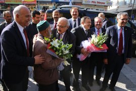 Bakan Eroğlu Ve Bakan Elvan Karaman Belediyesi’ni Ziyaret Etti