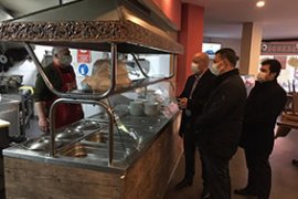 İl Başkanı Kağnıcı, cafe ve Restoranları ziyaret etti