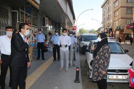 Başkan Kalaycı Molla Fenari Caddesindeki Esnafları Denetledi