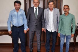 Gazetecilerden Yeni Vali Tuncay Akkoyun'a ziyaret