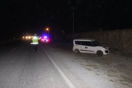Karaman’da otomobilin çarptığı sigortacı ağır yaralandı