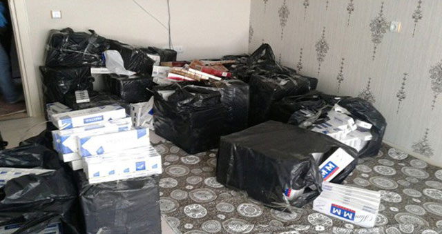 Mersin'de 14 bin 568 paket kaçak sigara ele geçirildi