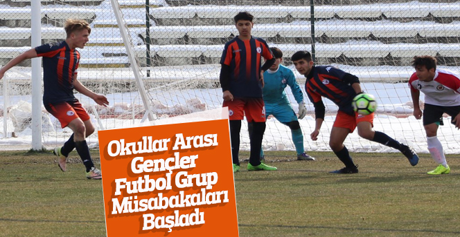 Okullar Arası Gençler Futbol Grup Müsabakaları Başladı