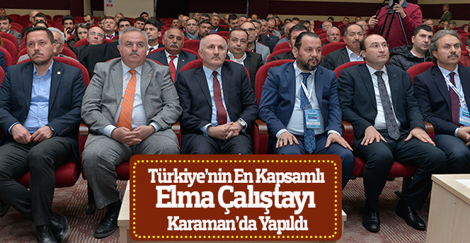 Türkiye’nin En Kapsamlı Elma Çalıştayı Karaman’da