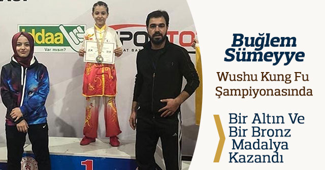 Wushu Kung Fu Şampiyonasında Karaman’a Türkiye Derecesi