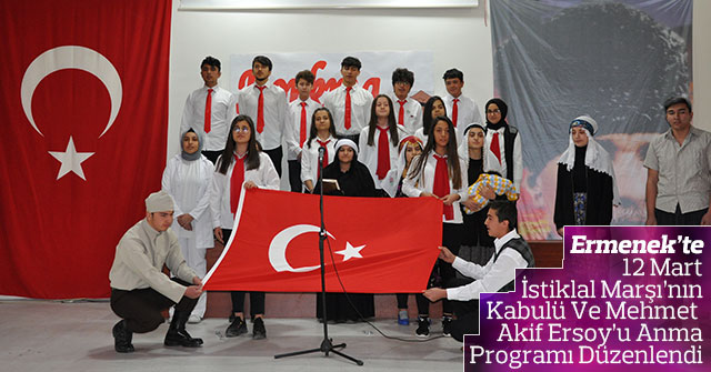 Ermenek'te Mehmet Akif Ersoy’u Anma Programı Düzenlendi
