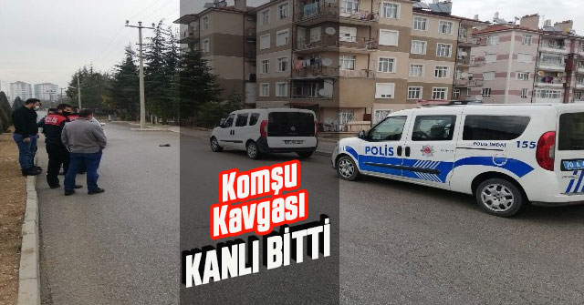 Karaman'da bir kadın komşusu tarafından bıçaklandı
