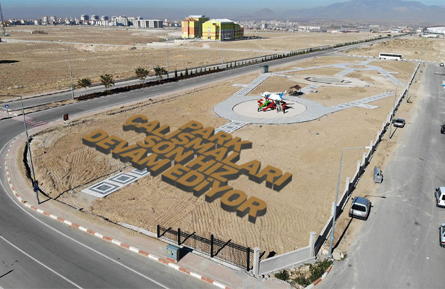 Karaman’da yeni park çalışması