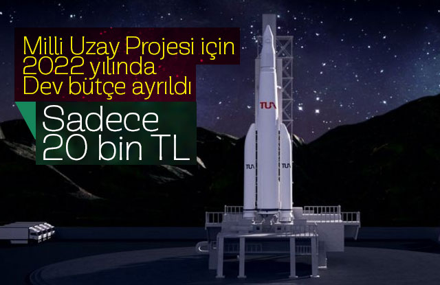 Milli Uzay Programı için dev bütçe: 20 bin lira!
