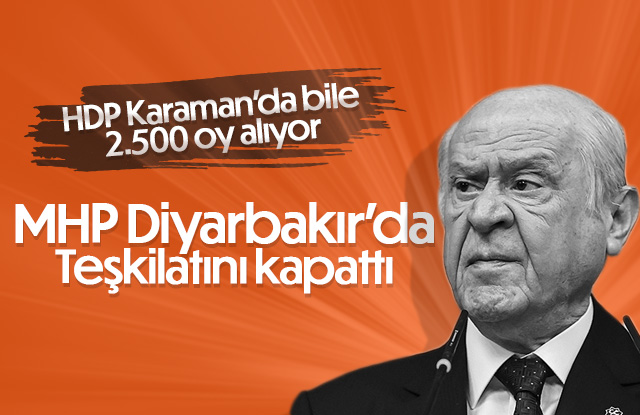 MHP Diyarbakır Teşkilatını Kapattı