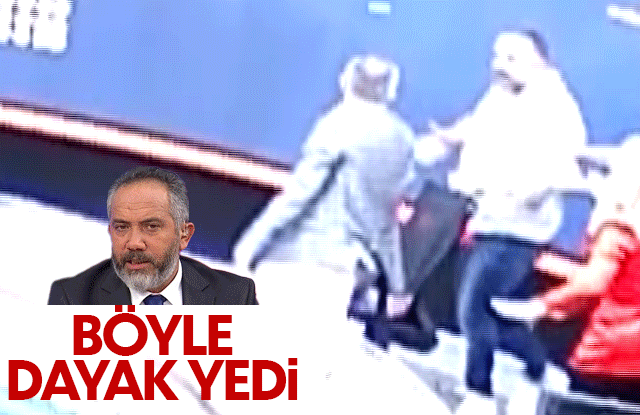 Enginyurt'un koruması Latif Şimşek'i böyle dövdü