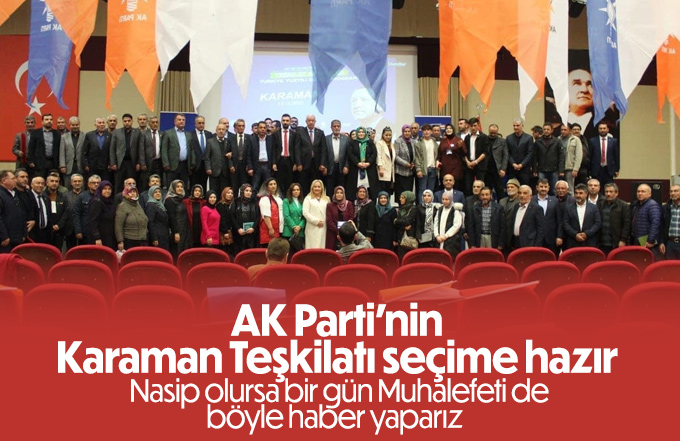AK Parti Karaman teşkilatı eğitimden geçti