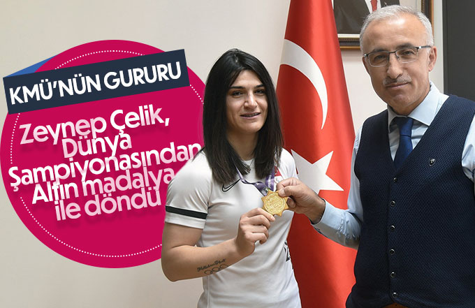 Zeynep Çelik, dünya şampiyonasından altın madalya ile döndü