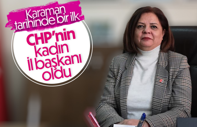 Ayşegül Yıldız CHP Karaman İl Başkanı oldu