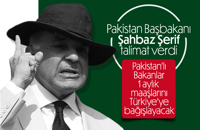 Pakistan'da Bakanlar bir aylık maaşını Türkiye'ye bağışlayacak