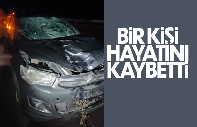 Karaman’da otomobilin çarptığı yaya hayatını kaybetti