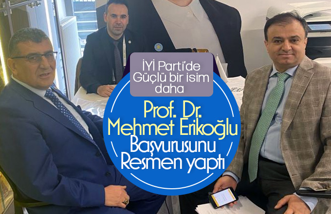Prof. Dr. Mehmet Erikoğlu Adaylık için başvurusunu yaptı