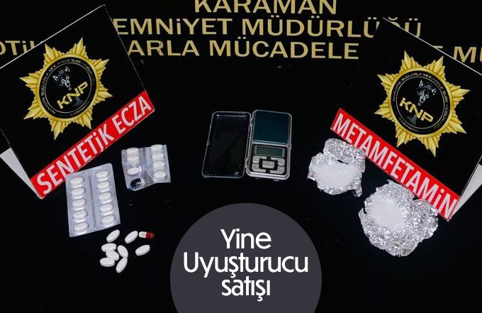 Karaman’da uyuşturucu ticaretinden 1 kişi tutuklandı