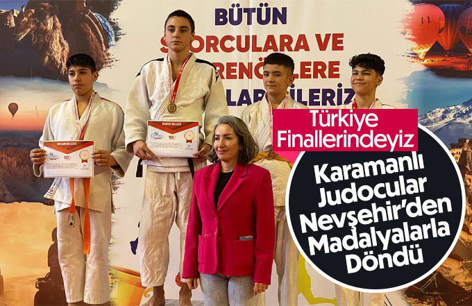 Karamanlı Judocular Nevşehir’den Madalyalarla Döndü