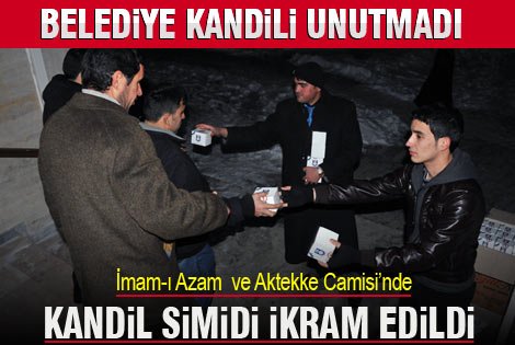 Karaman Belediyesi Kandil Simidi Dağıttı